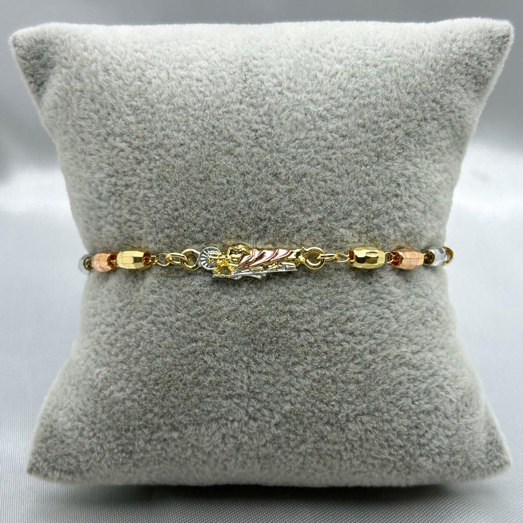 #PAL102 - Pulsera De San Judas Oro Laminado 18k