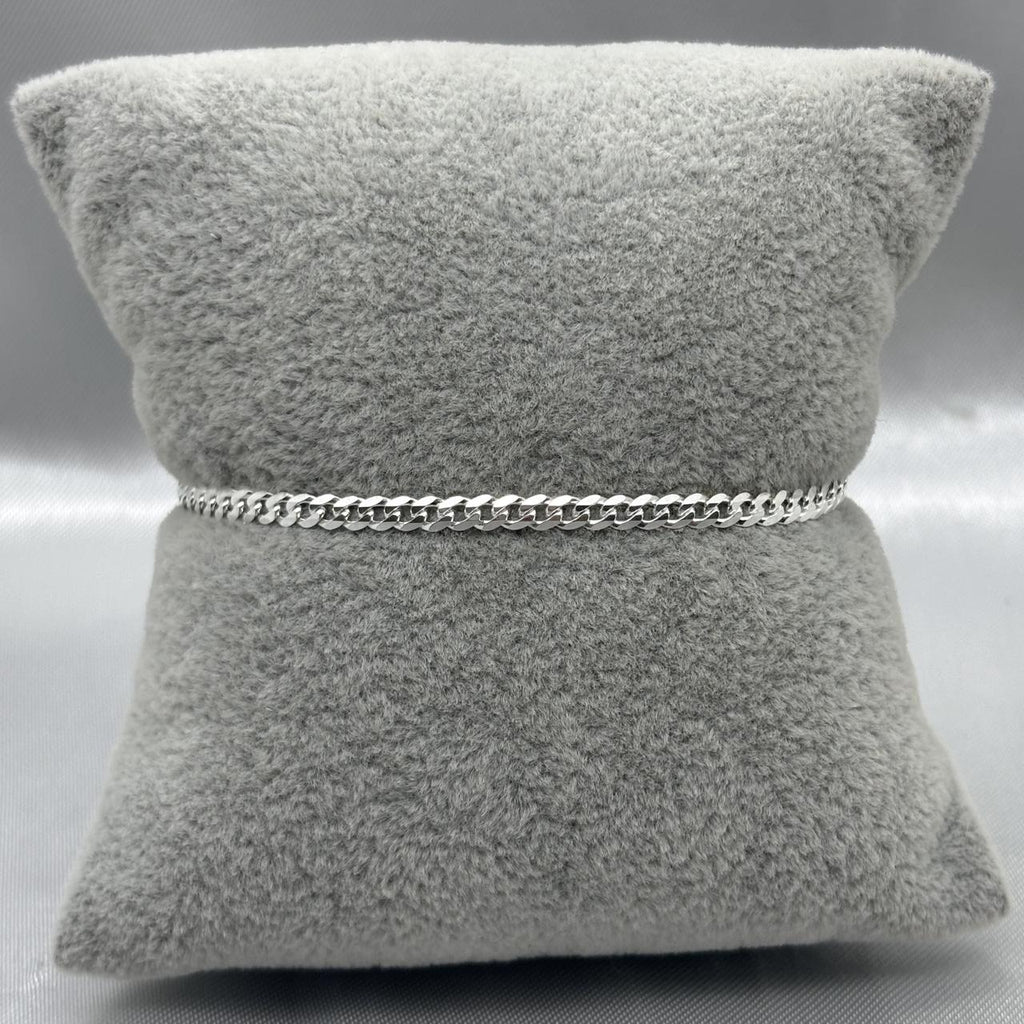 #PO125 - Pulso Cubano Plata - 080 - 3 mm - CE3.0