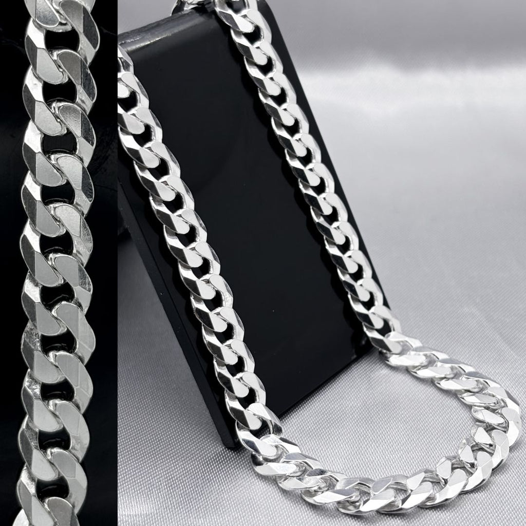 #CAD180 - Cadena Cubana Plata - 200 - 8mm - A04/60.7