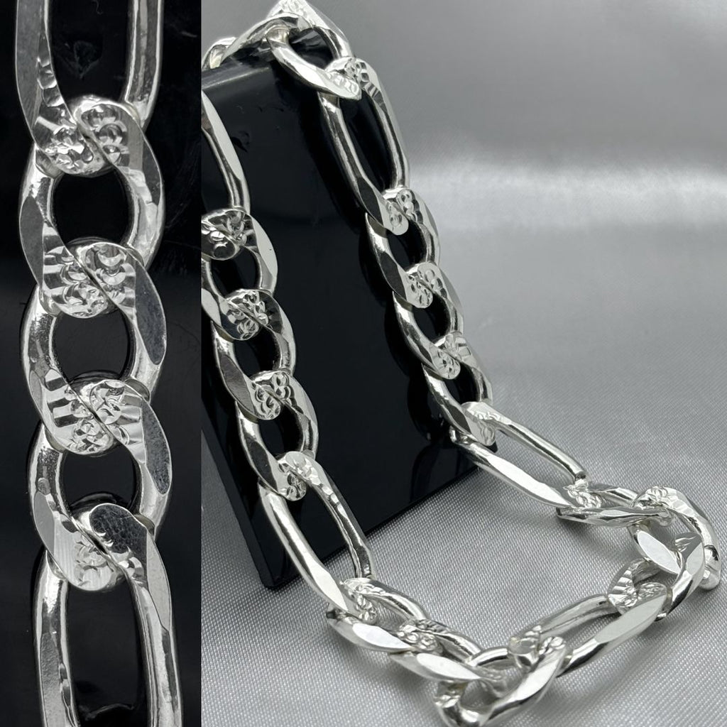 #CAD159 - Cadena Cartier Diamantada - 300 - 12mm - CAD119.6