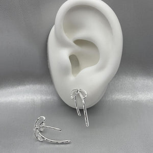 #AR109 - Arete De Moño Plata - PU1.9