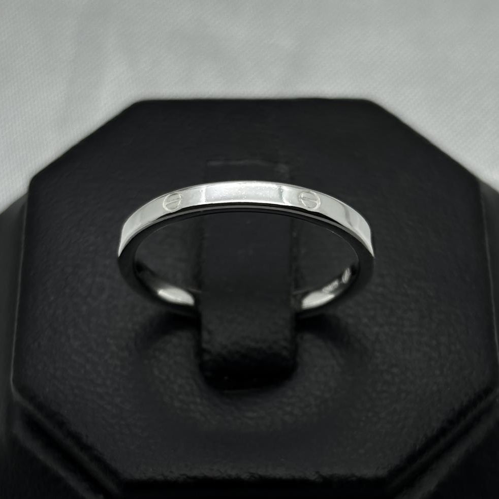 #AD215 - Anillo Tipo Cartier Plata - B11/2.3