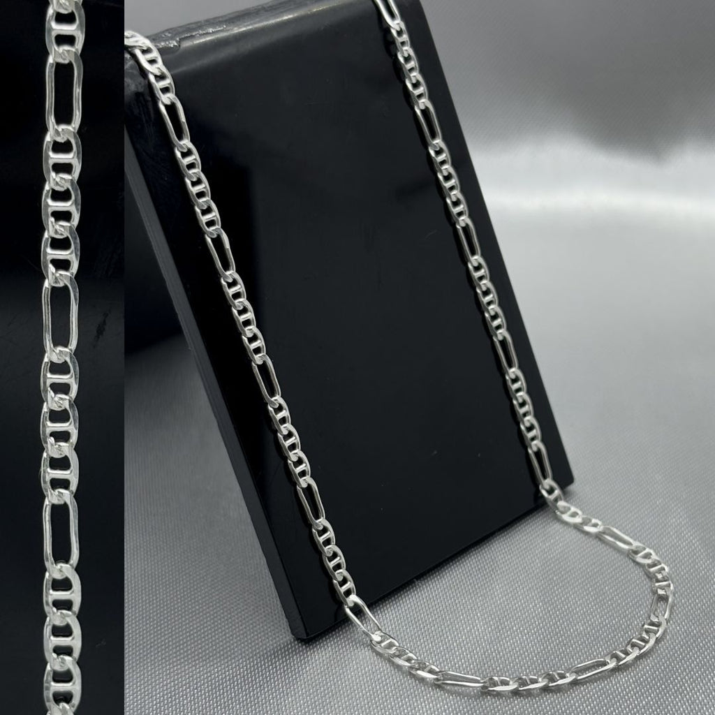#CAD179 - Cadena Figaro Gucci Plata - 060 - 2 mm - CAD4.2