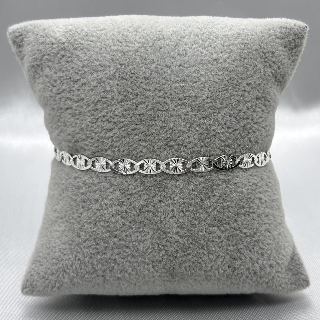 #PO156 - Pulso Gucci Pave Plata - 080 - 3.5 mm - CE3.4