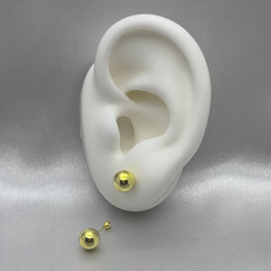#B10163 - Broquel De Bola (Dormilona) De Oro10K