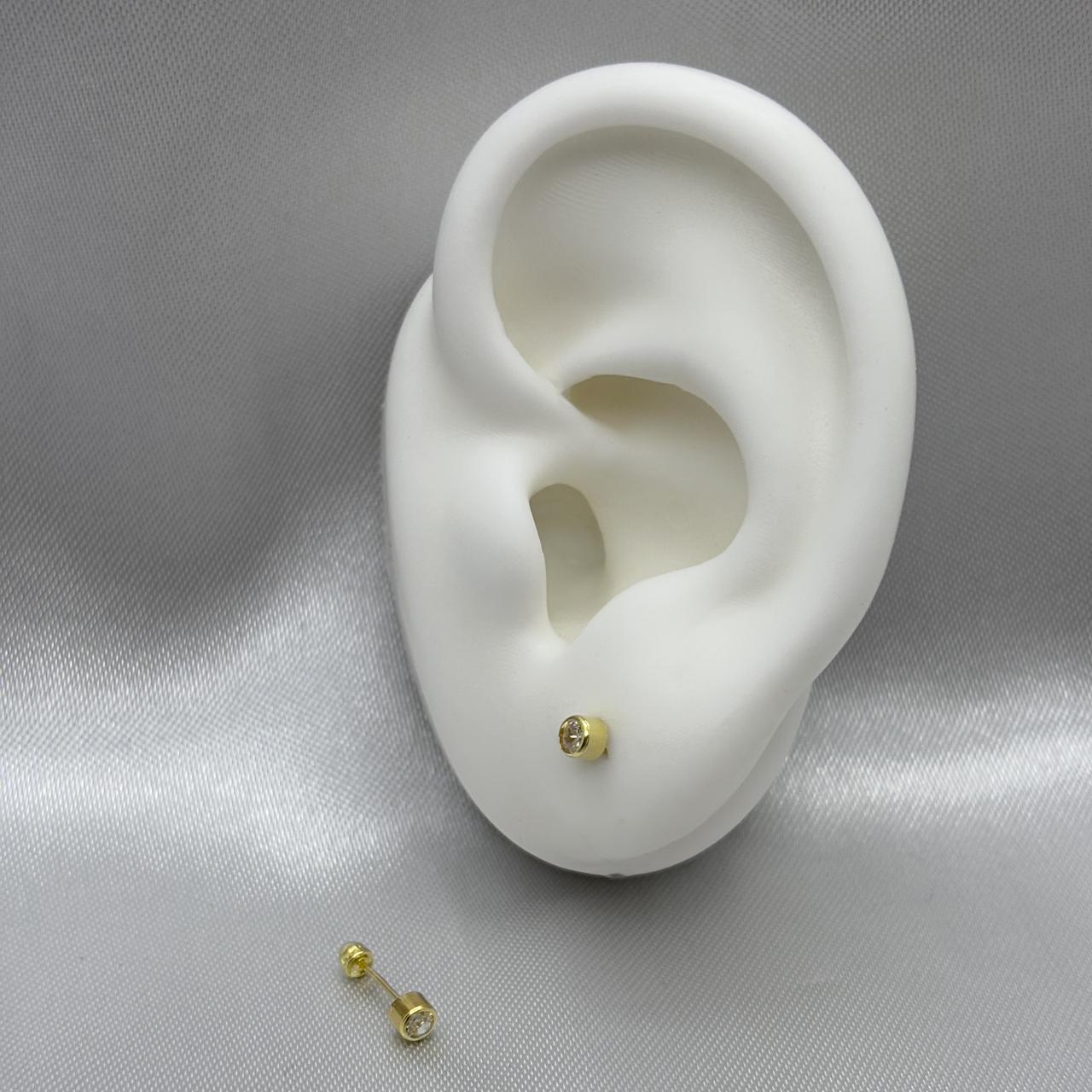 #B10101 - Broquel Tambor Oro 10k