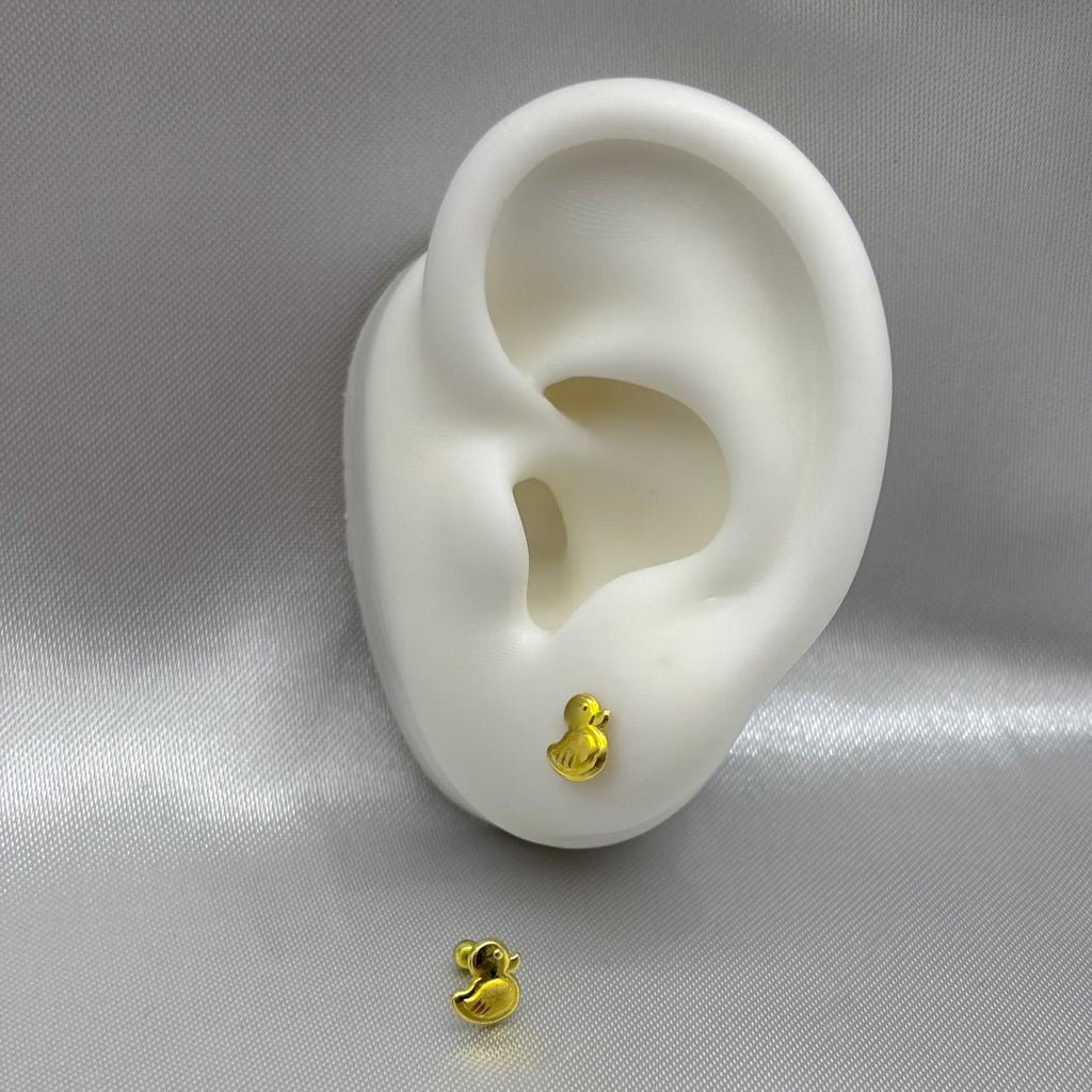 #B10217 - Broquel Patito Oro 10k