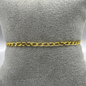 #POL114 - Pulso Rada Oro Laminado 18k - 3 mm