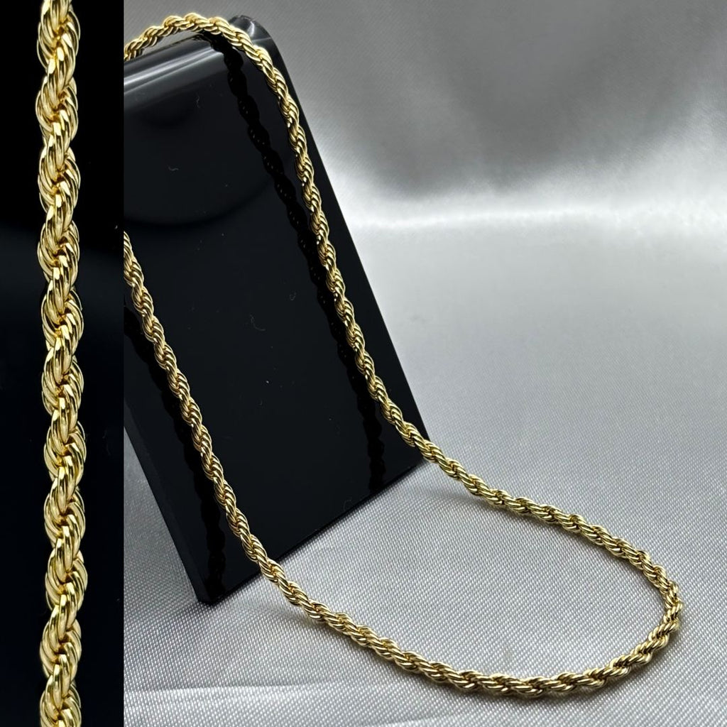 #COL125 - Cadena Torsal Oro Laminado 18k - 2.5 mm