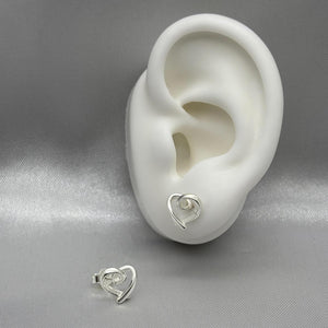 #BR169 - Broquel Corazón Plata - LL1.8