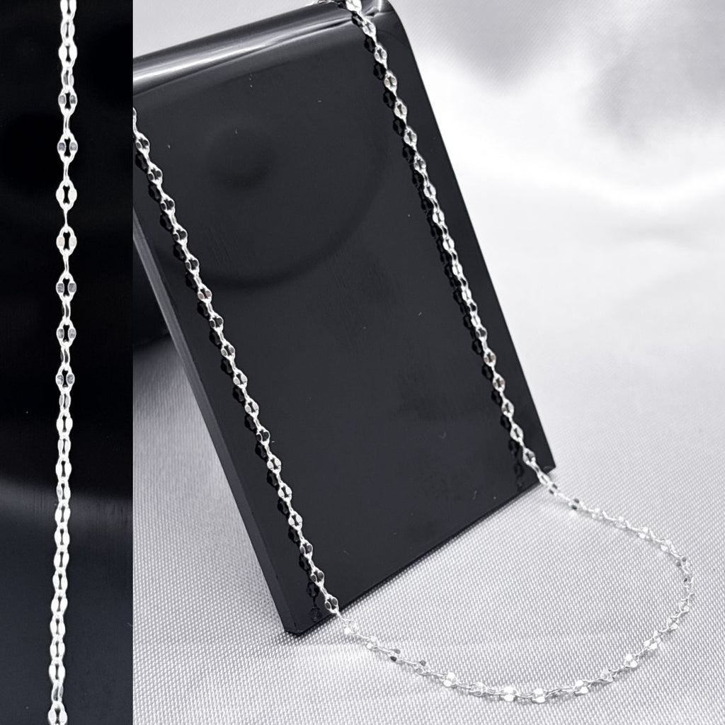 #CAD272 - Cadena Chival Plata - 1 mm - CADITA0.8