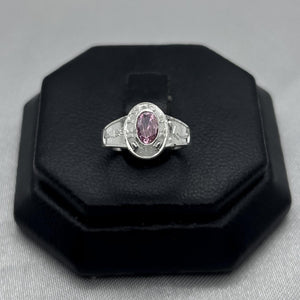 #AD314 - Anillo Graduación Kinder Con Zirconia Plata - F1.4
