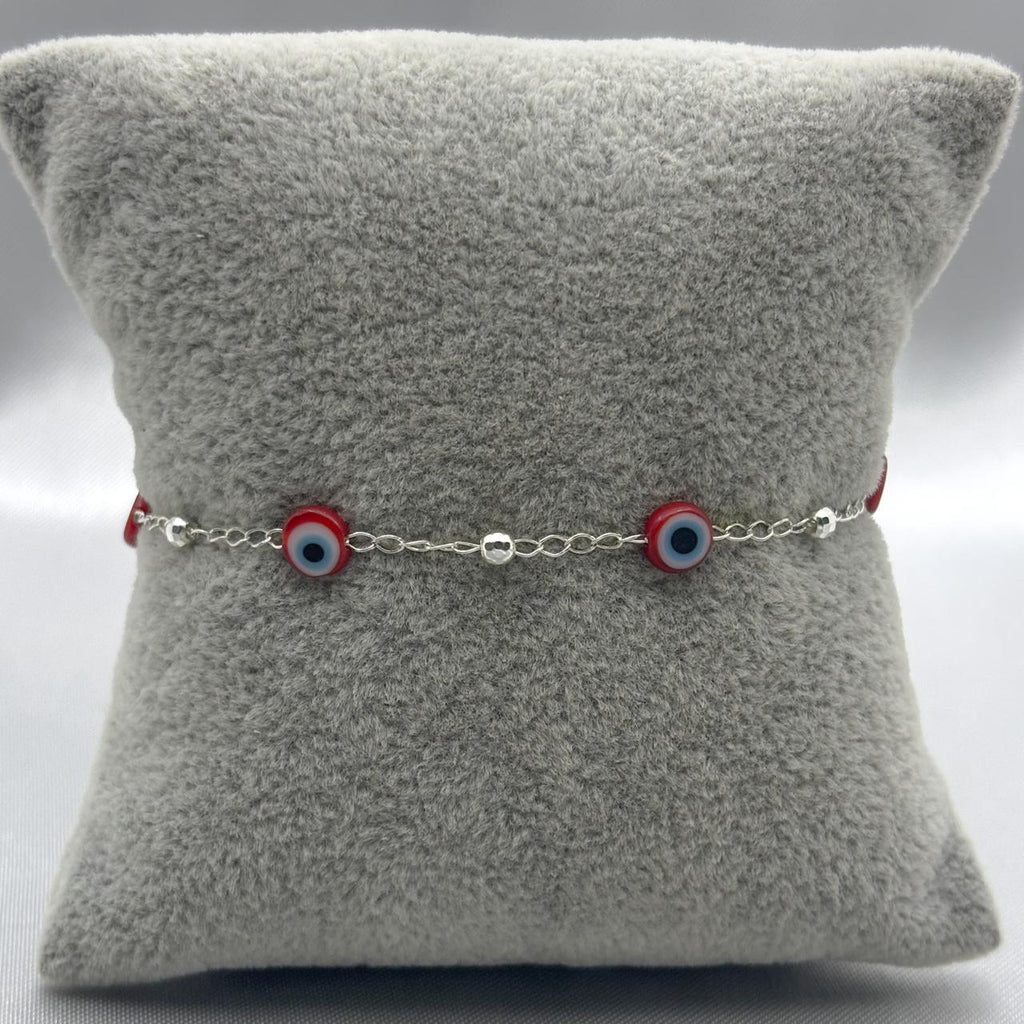 #PA224 - Pulsera Ojos Turco Plata - F1.6