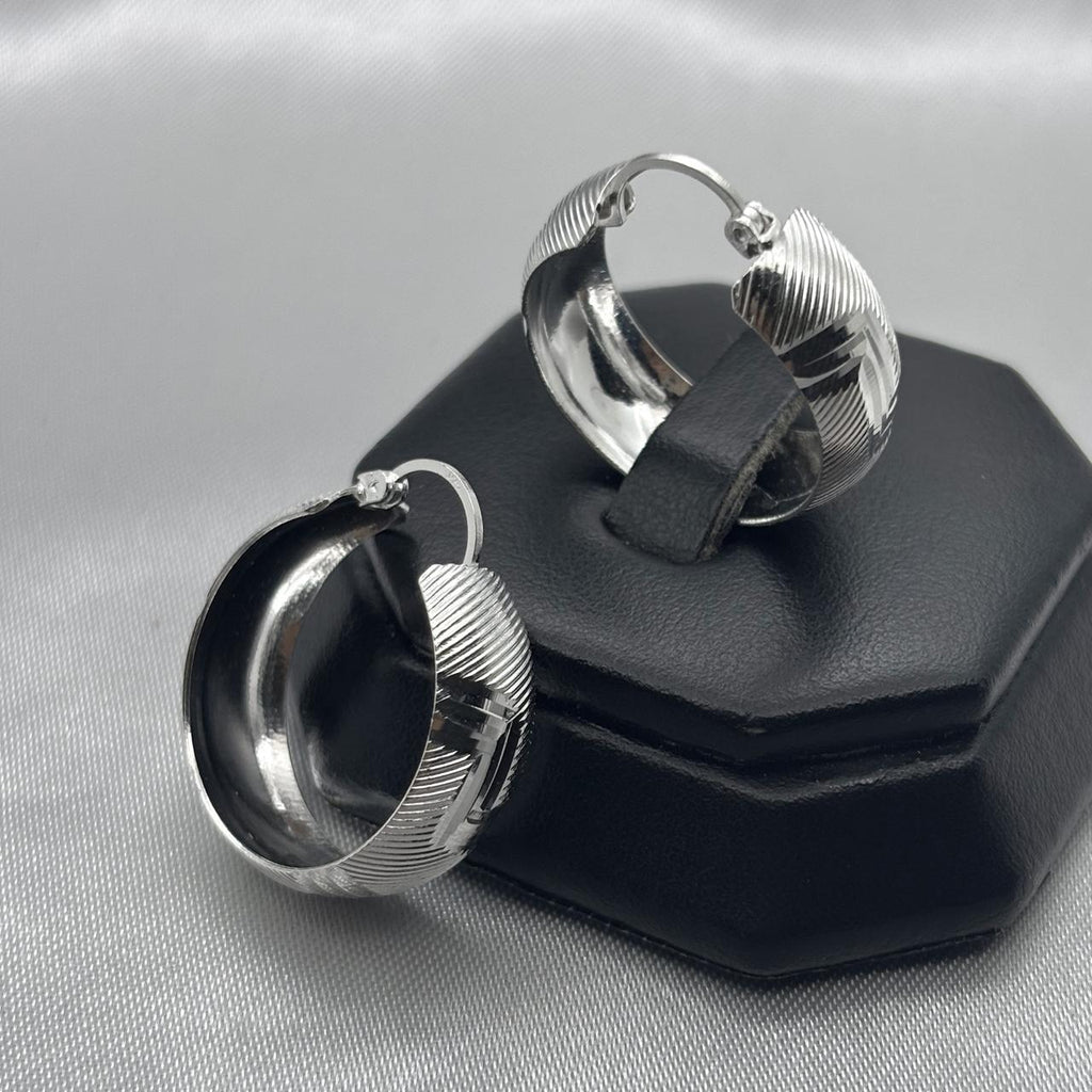 #ARR105 - Arracada Diamantada Plata - ZC4.6