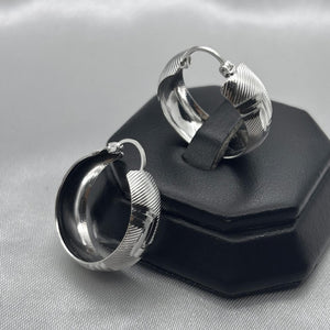 #ARR105 - Arracada Diamantada Plata - ZC4.6