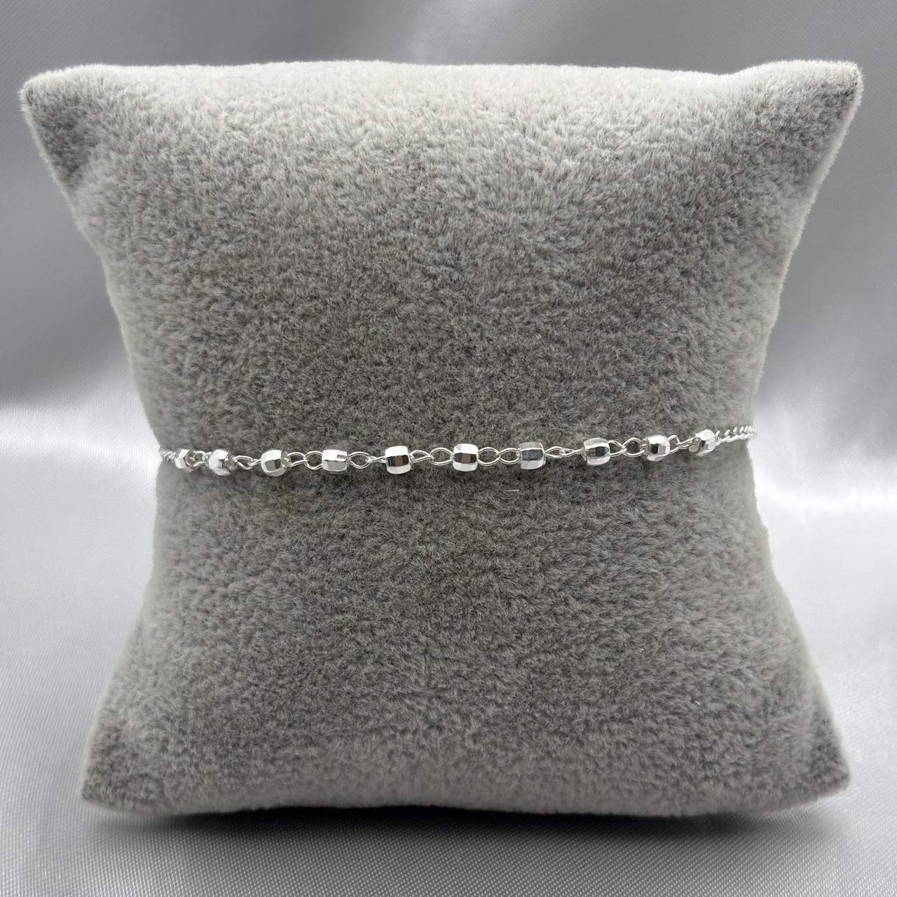 #MR126 - Misterio San Benito Diamantada Plata - 3 mm - C09/2.1