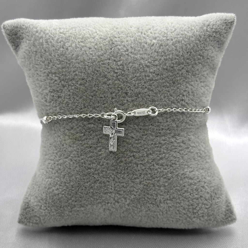#MR135 - Misterio De Jesús Rayada Plata - 3 mm - C09/2.3