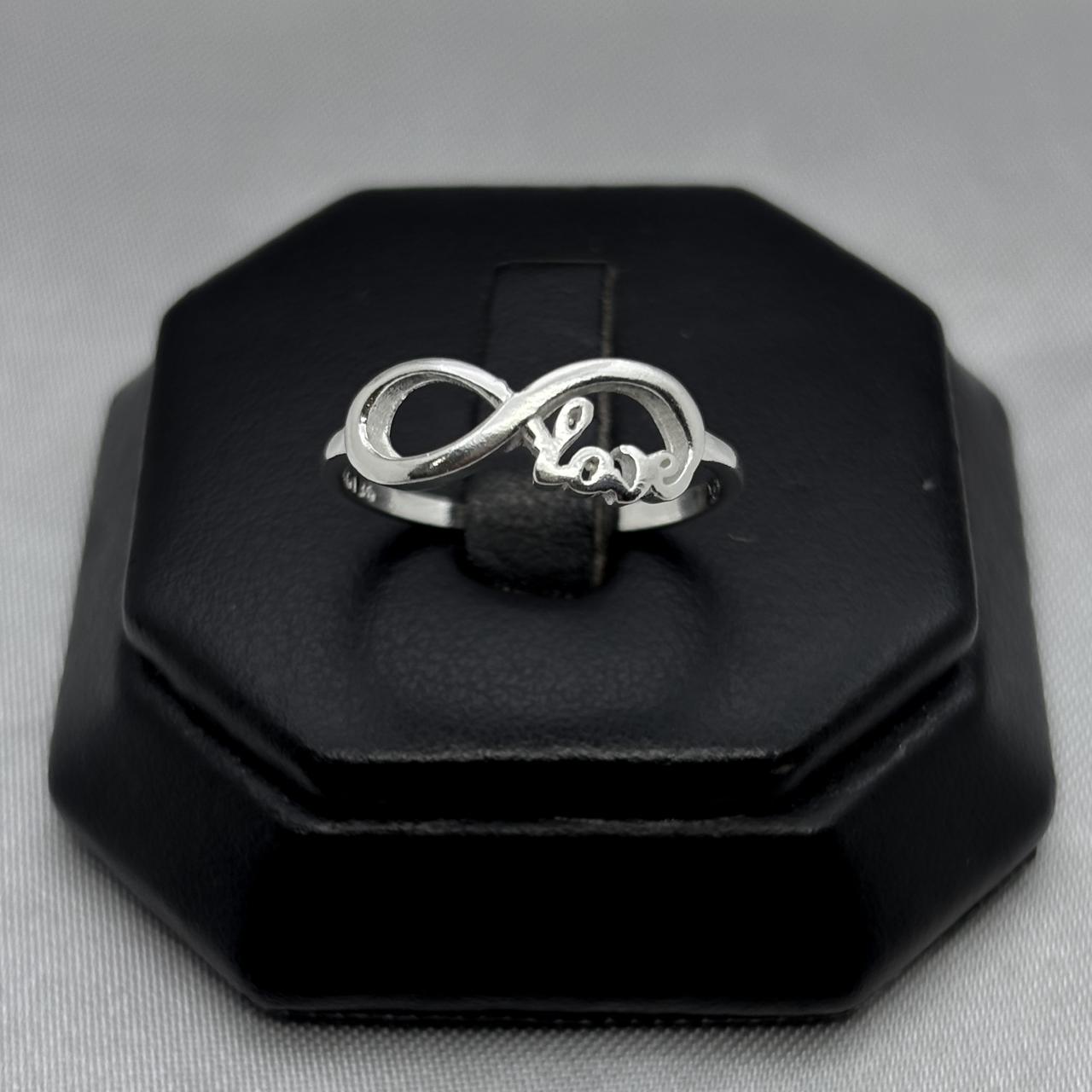 #AD135 - Anillo Infinito Love Plata - A08/1.6