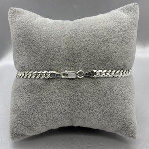 #ESC250 - Esclava Cubana Diamantada Plata - 120 - 5 mm - A08/9.6
