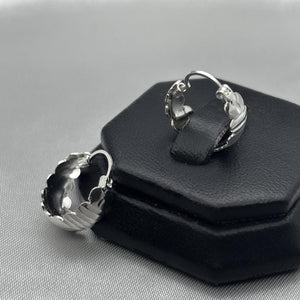 #ARR114 - Arracada Diamantado Aleatorio Plata - ZC3.8