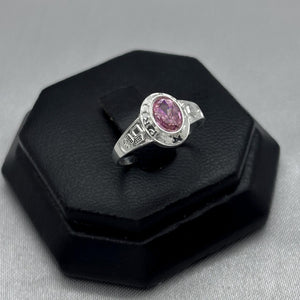 #AD343 - Anillo Graduación Primaria Con Zirconia Plata - F1.7