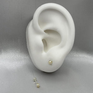 #BR297 - Broquel Perla Plata - F27