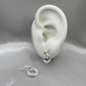 #AR233 - Arete Triple Aro Plata - B12/4.9