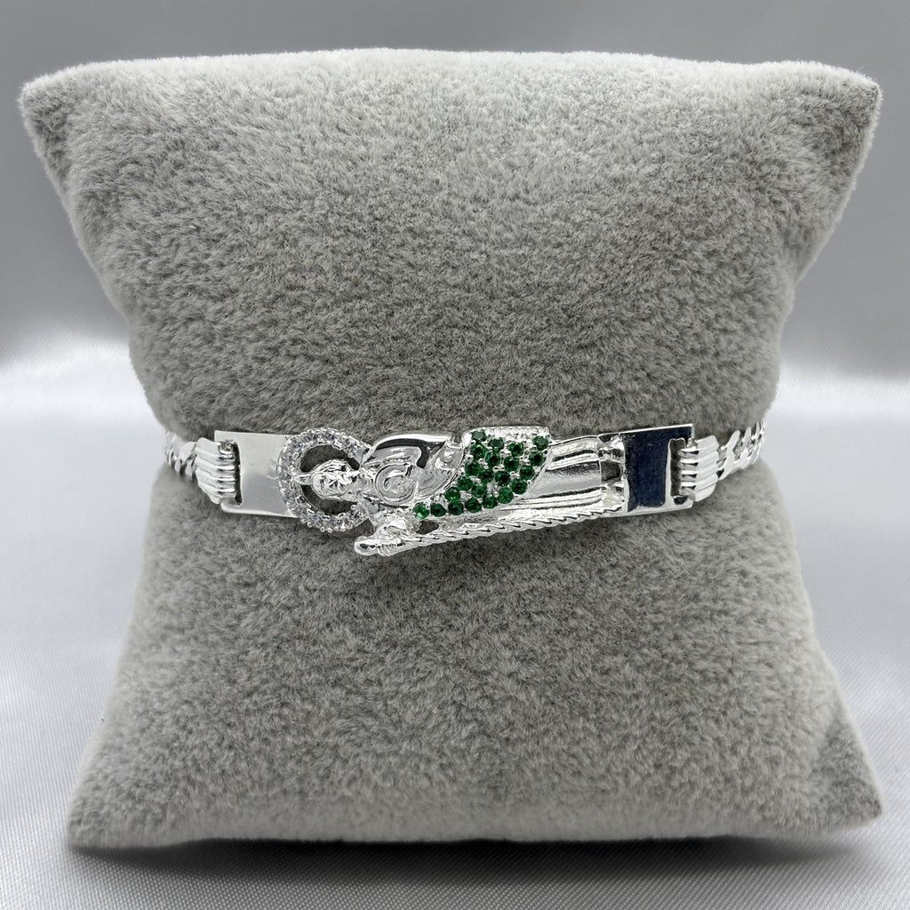 #ESC255 - Esclava San Judas Tadeo Con Zirconia Plata - A09/11.2