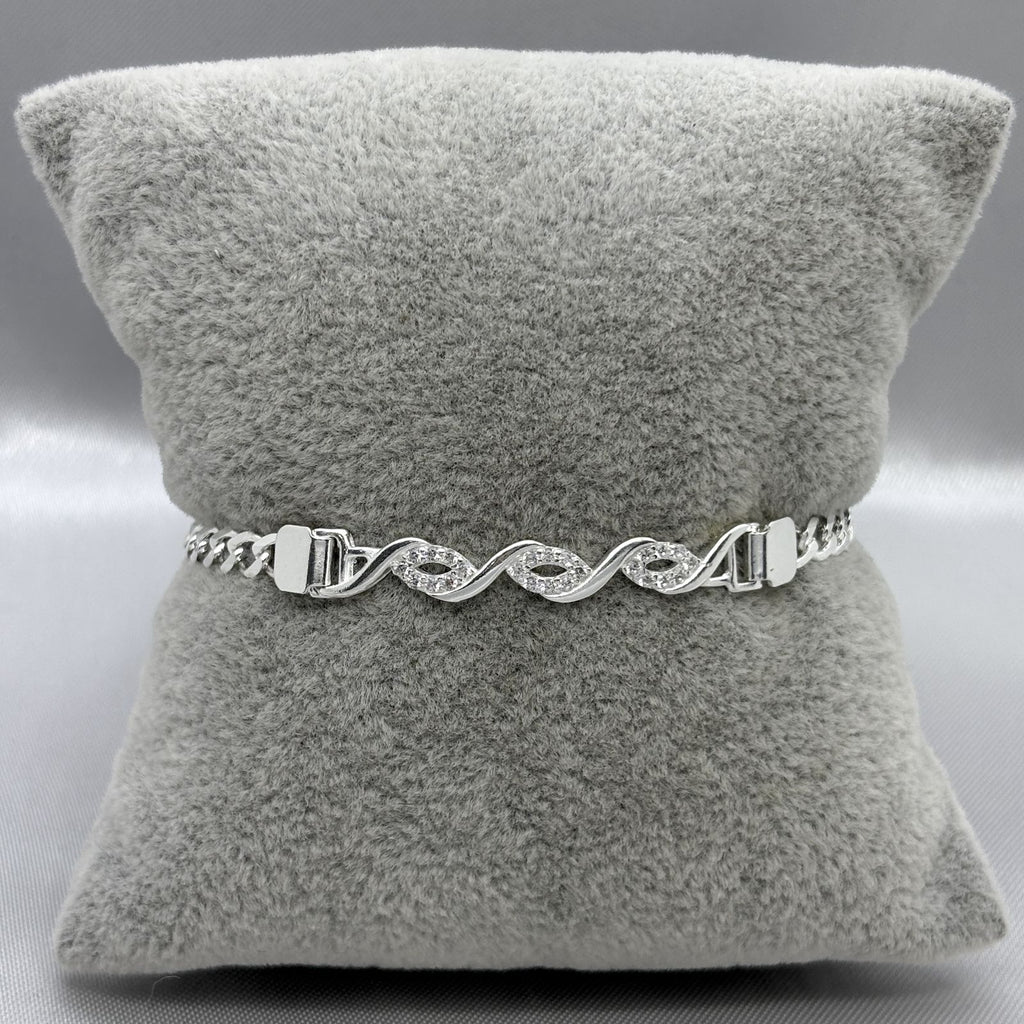 #ESC257 - Esclava Con Zirconia De Plata - A09/5.5