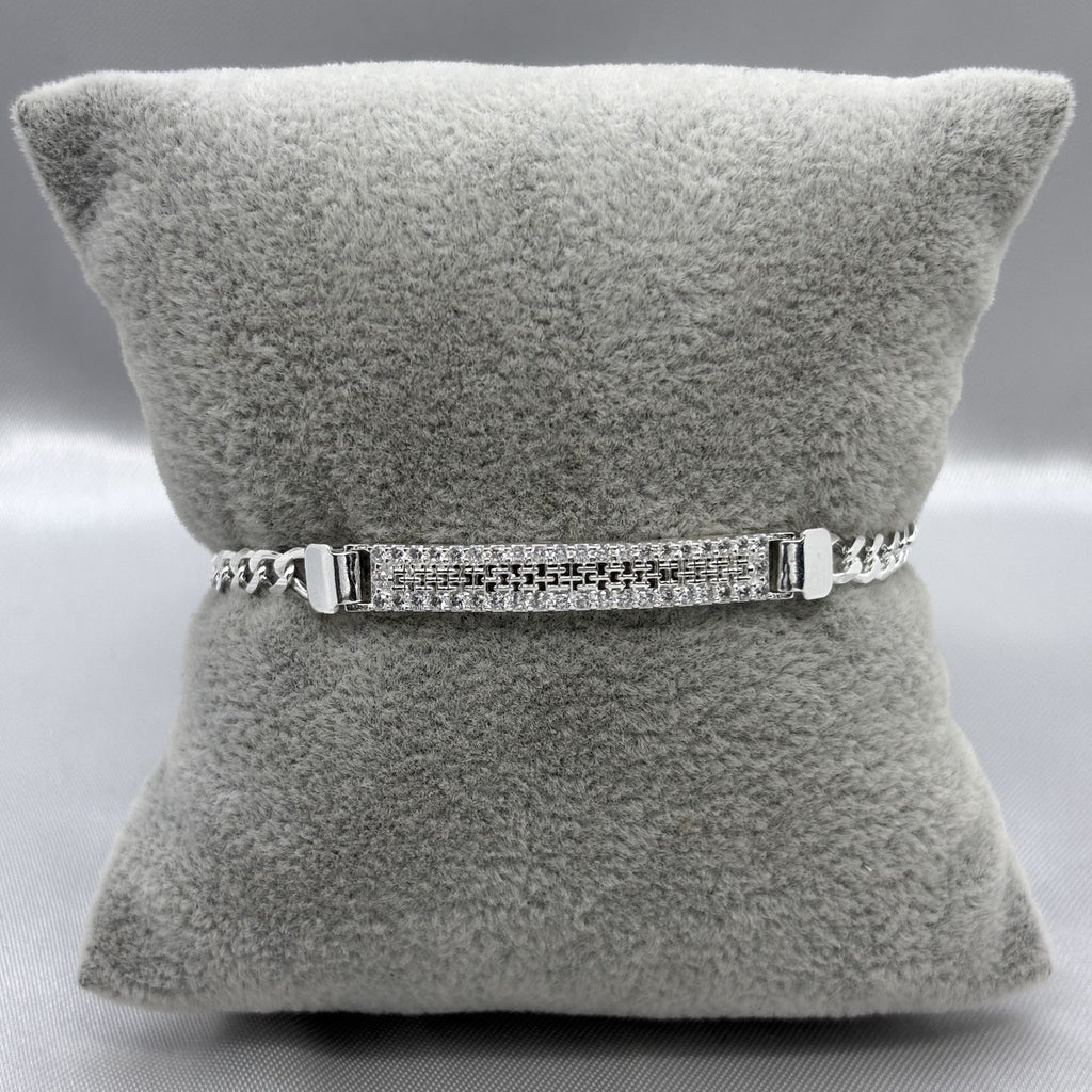 #ESC258 - Esclava Con Zirconia Plata - A09/6.1