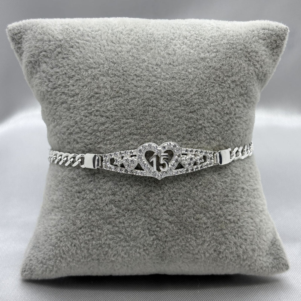 #ESC261 - Esclava 15 años Con Zirconia Plata - A09/6.6