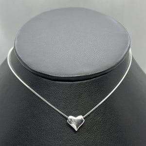 #G267 - Gargantilla Corazón Plata - B14/3.1