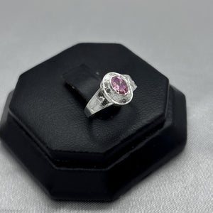 #AD314 - Anillo Graduación Kinder Con Zirconia Plata - F1.4