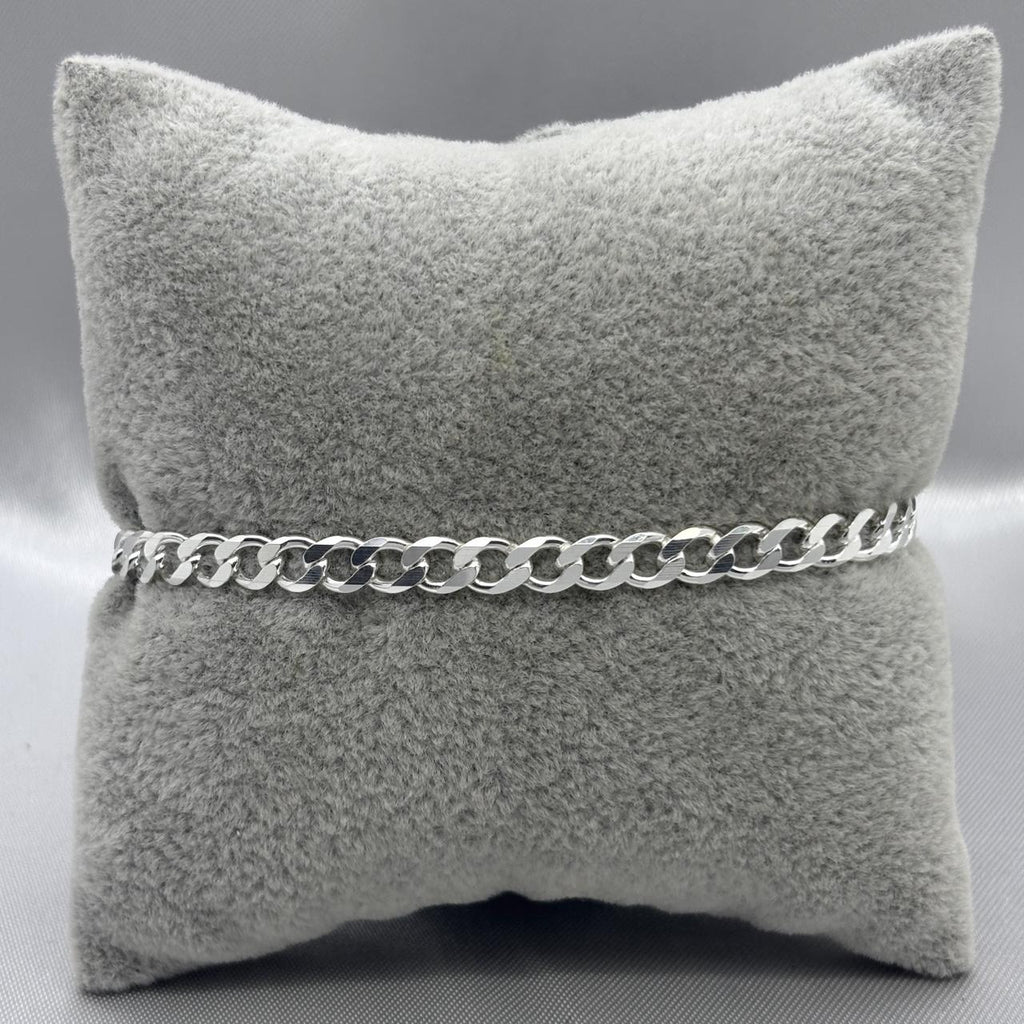 #PO219 - Pulso Barbada Plata - 120 - 5 mm - A04/6.4