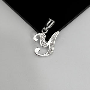 #D116 - Dije De Letra Con Zirconia De Plata - B09/1.5