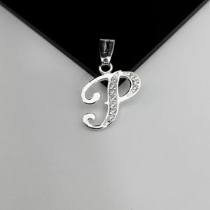 #D116 - Dije De Letra Con Zirconia De Plata - B09/1.5