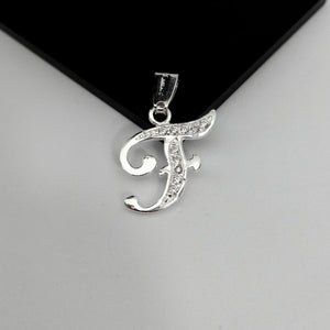 #D116 - Dije De Letra Con Zirconia De Plata - B09/1.5
