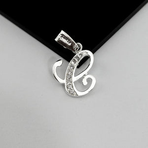 #D116 - Dije De Letra Con Zirconia De Plata - B09/1.5