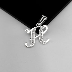 #D116 - Dije De Letra Con Zirconia De Plata - B09/1.5