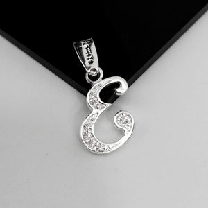 #D116 - Dije De Letra Con Zirconia De Plata - B09/1.5
