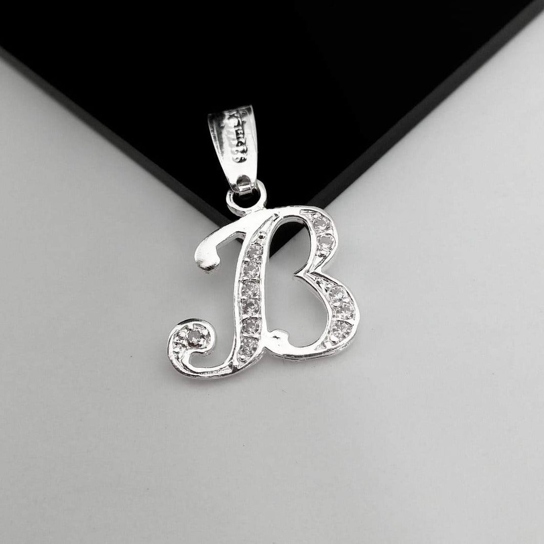 #D116 - Dije De Letra Con Zirconia De Plata - B09/1.5