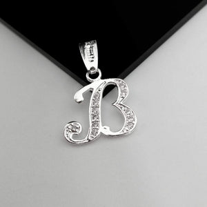 #D116 - Dije De Letra Con Zirconia De Plata - B09/1.5