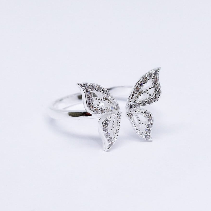 #AD139 - Anillo De Mariposa Ajustable - PU2.6