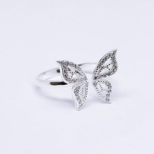 #AD139 - Anillo De Mariposa Ajustable - PU2.6