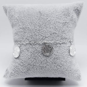 #PA218 - Pulsera De San Benito Plata - ZC3.8