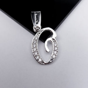 #D116 - Dije De Letra Con Zirconia De Plata - B09/1.5