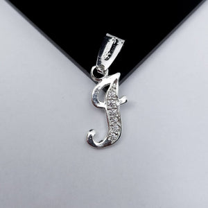 #D116 - Dije De Letra Con Zirconia De Plata - B09/1.5