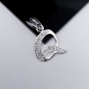 #D116 - Dije De Letra Con Zirconia De Plata - B09/1.5