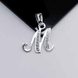 #D116 - Dije De Letra Con Zirconia De Plata - B09/1.5