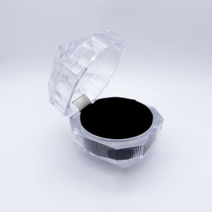 #ACC103 - Caja De Anillo Transparente Mediana
